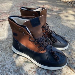ALDO Mens 10.5 Winter Boots Faux Fur